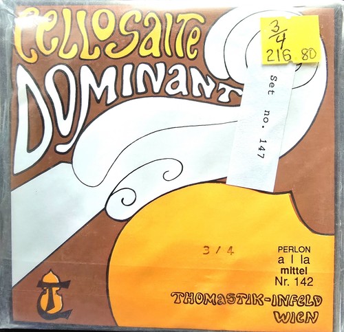 Dominant cello string set - , 3/4