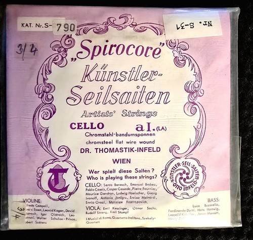 Thomastik spirocore cello - thomastik,